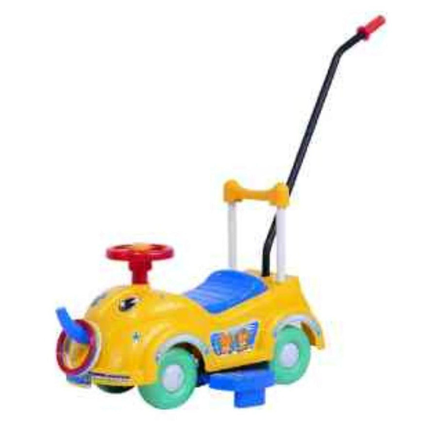 Carrito Montable Baston Mytoy Elefante Amarillo 5528