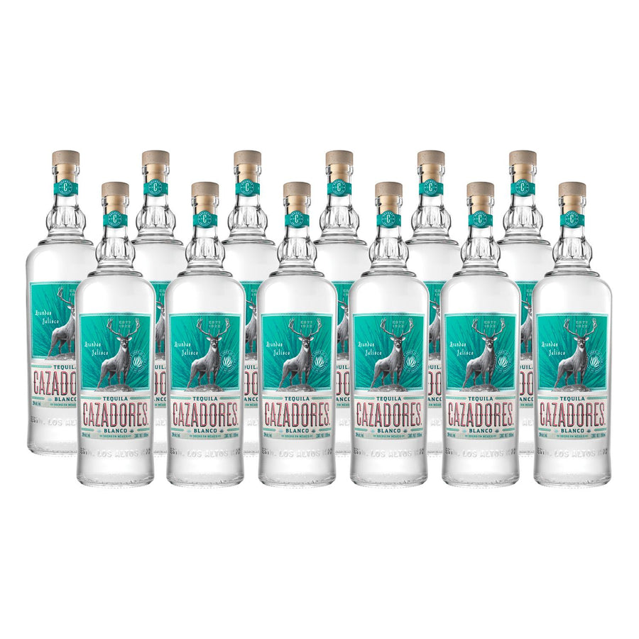 Pack de 12 Tequila Cazadores Blanco de 950 ml