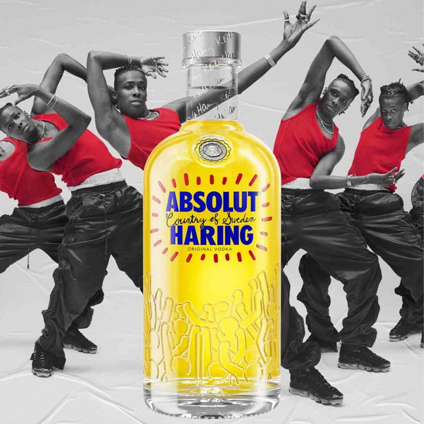 Vodka Absolut Azul Edición Keith Haring 750 ml — Mutio Store