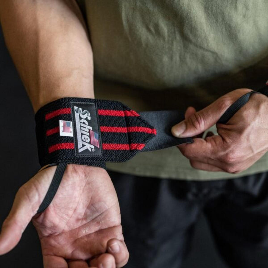 Accesorios SCHIEK Muñequeras Elásticas Black Line Wrist Wraps