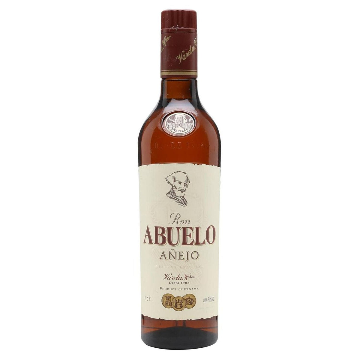 Caja de 12 Ron Abuelo Añejo 750 ml — Mutio Store