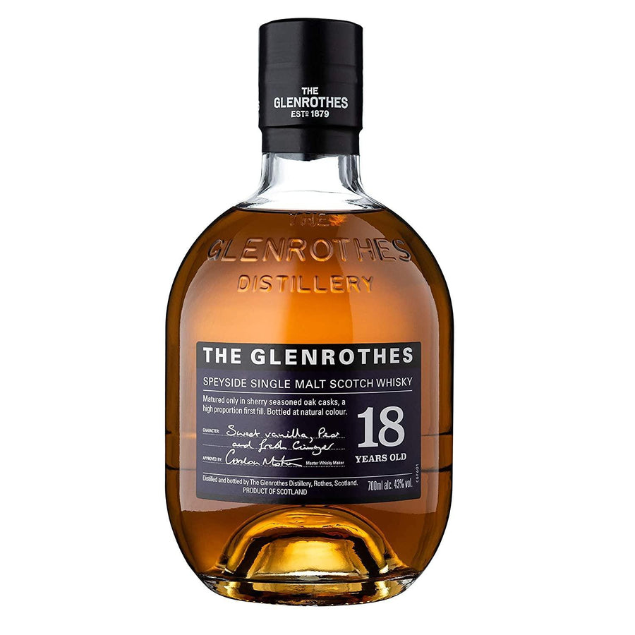 Pack de 4 Whisky Glenrothes Single Malt 18 Años 700 ml