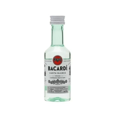 Ron Bacardi Carta Blanca Mini 50 Ml