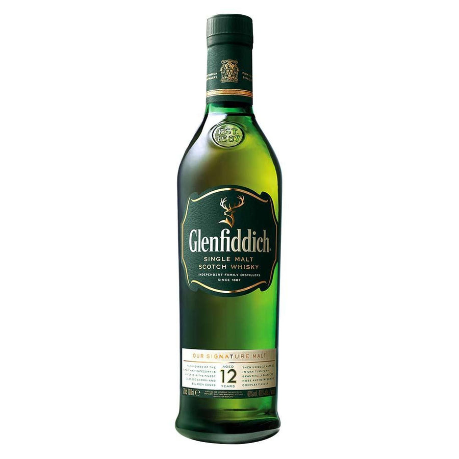 Whisky Glenfiddich Single Malt 12 Años 750 ml