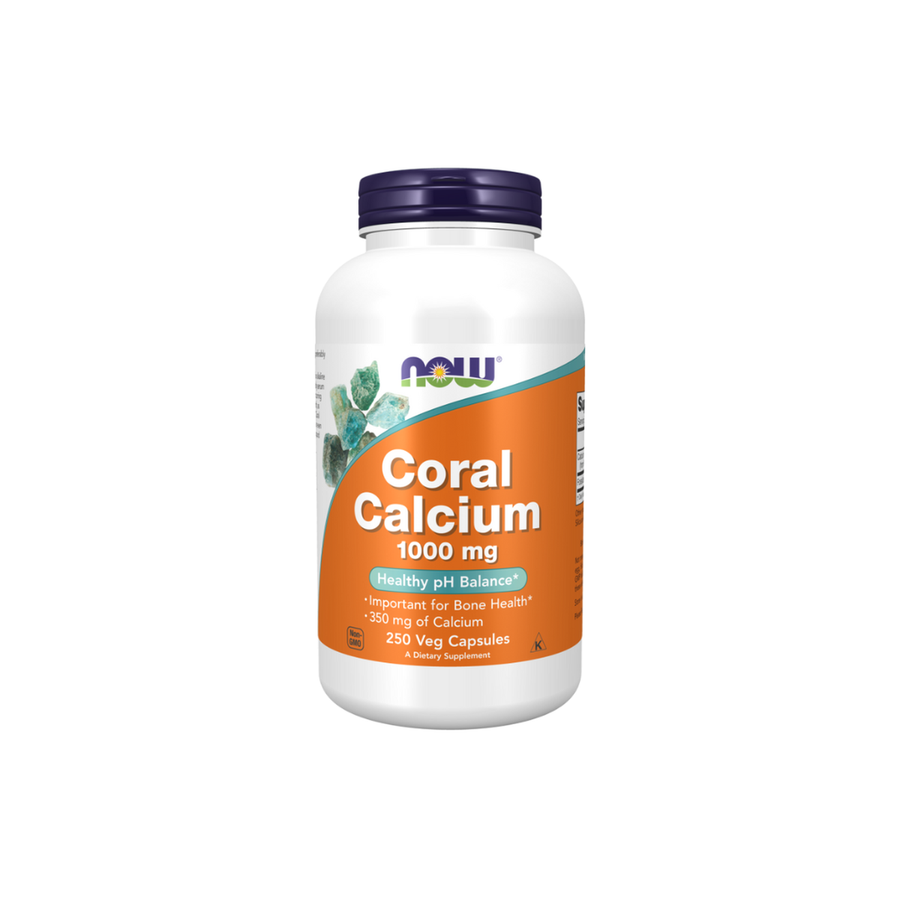 Vitaminas NOW Calcio De Coral 1000 Mg 250 Caps