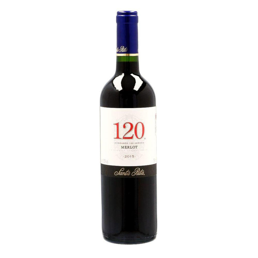 Caja de 6 Vino Tinto Santa Rita Viña 120 Merlot 750 ml