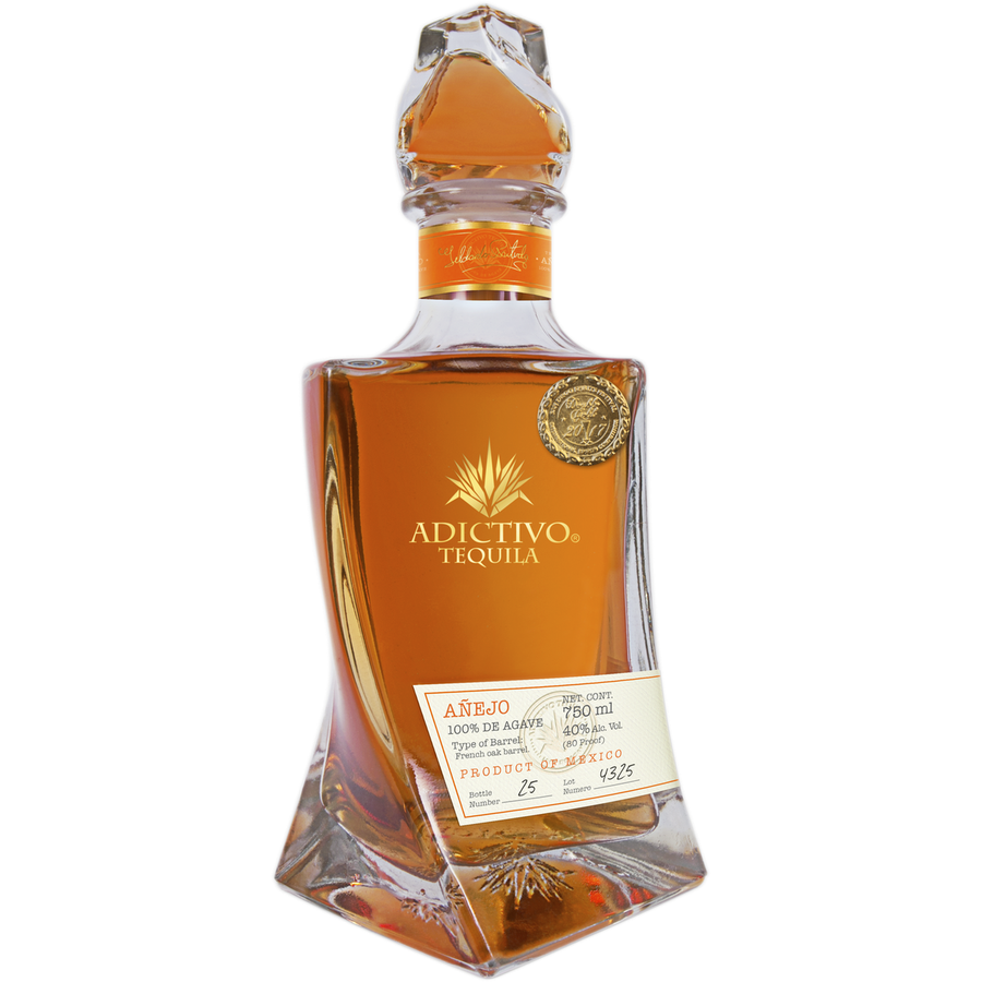 Pack de 4 Tequila Adictivo Añejo 750 ml