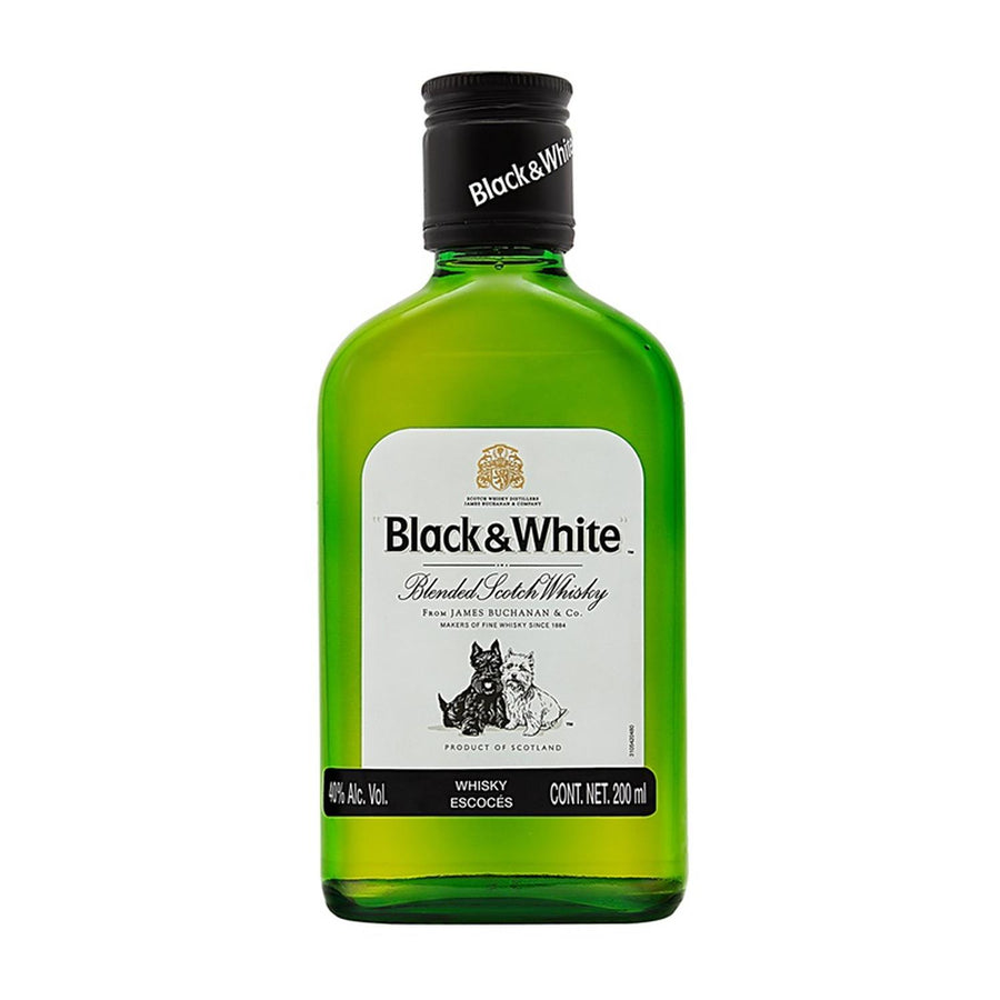 Whisky Black And White Blend 200 ml