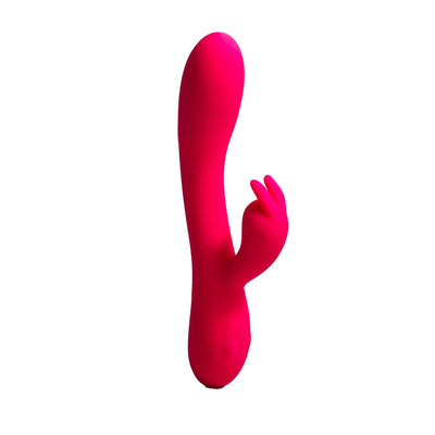 Conejo Vibrador Meibi Lola Efecto Calor Rosa