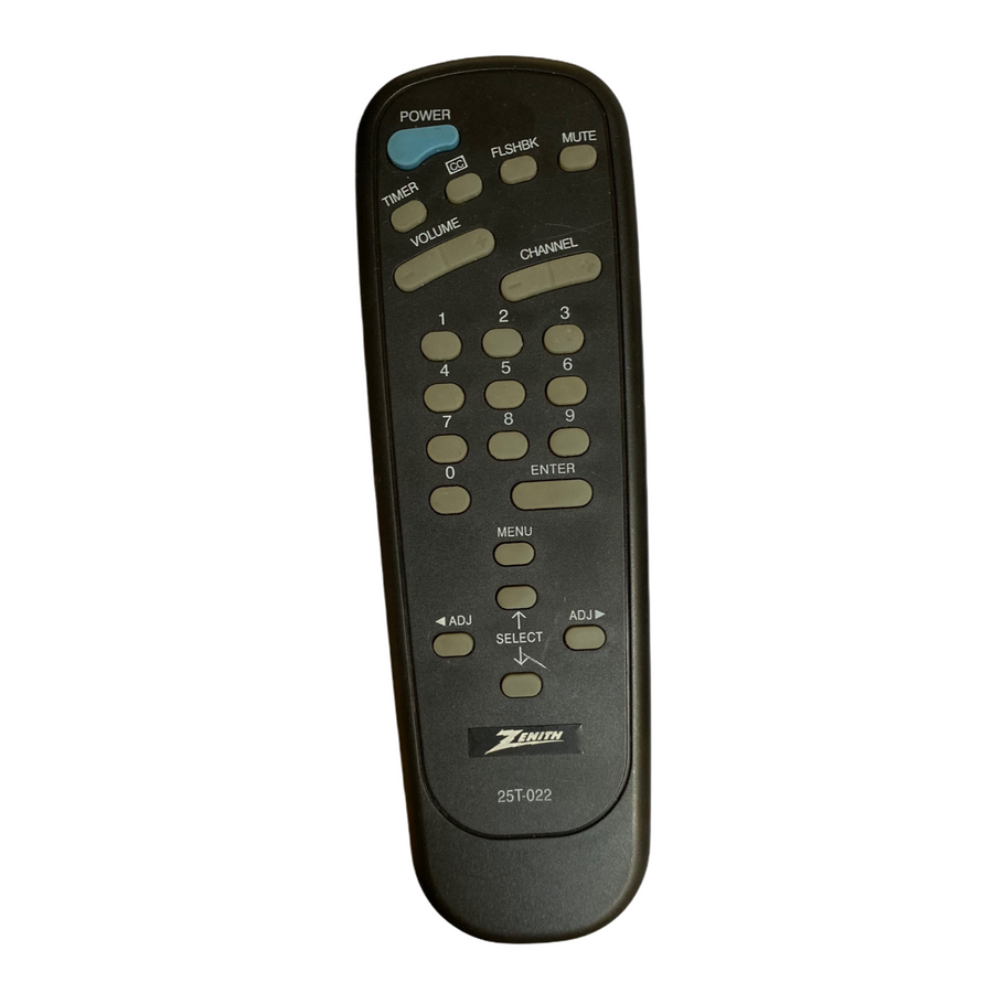 Control para Tv Analógica Zenith