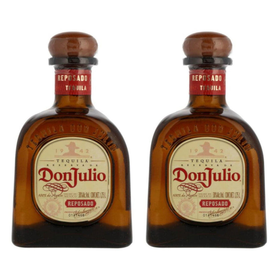 Pack de 2 Tequila Don Julio Reposado 100% 1.75 L