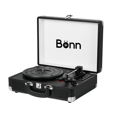 Tocadiscos Bonn Bluetooth Negro