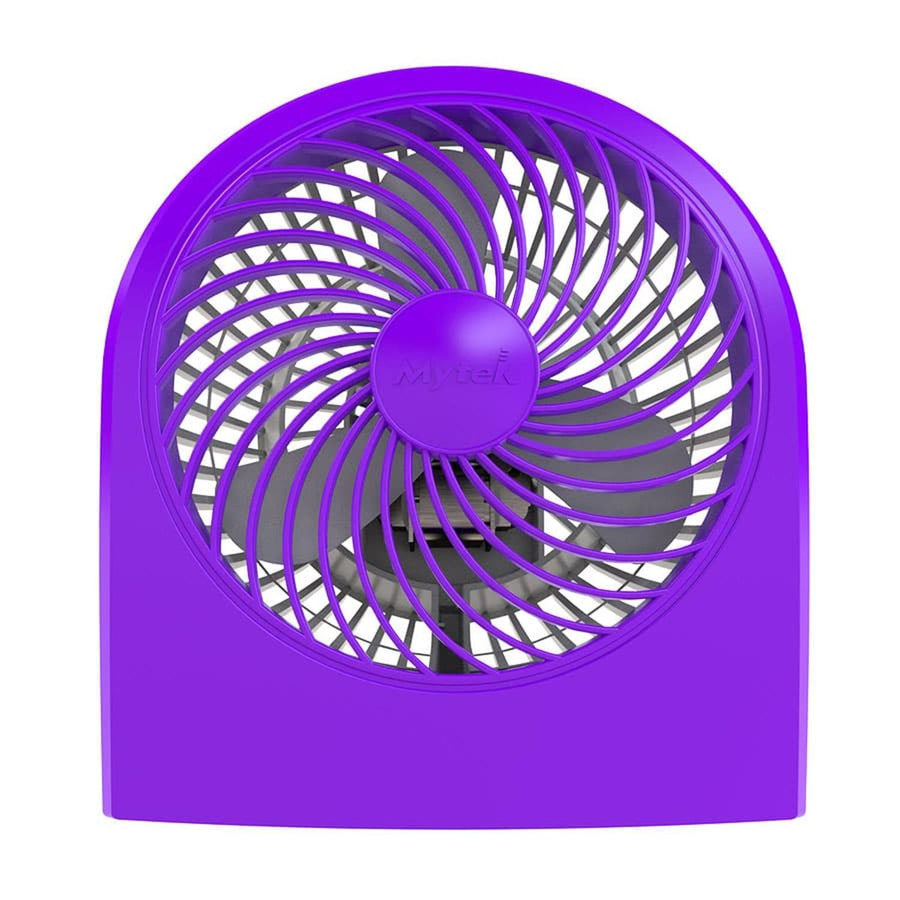 Ventilador De Escritorio O Piso Plastico Morado 9" 3199