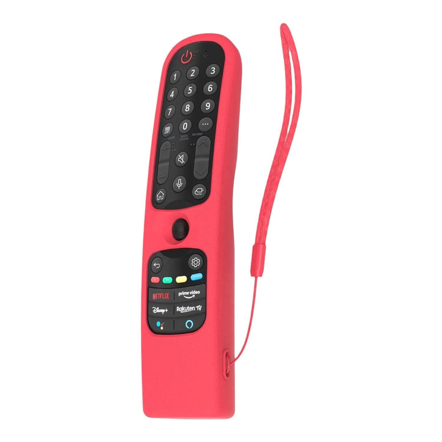 Funda de silicon Para Control Lg Magic Mr21ga Mr22ga Rojo