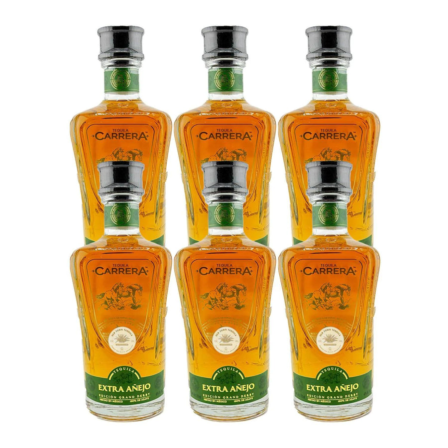 Pack de 6 Tequila Carrera Extra Añejo 750 ml
