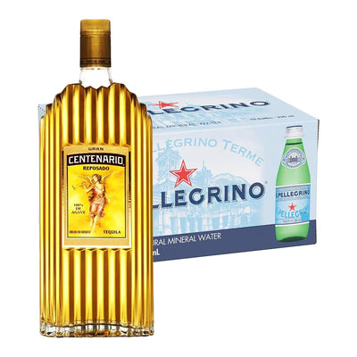 Pack 24 Agua San Pellegrino 250 ml + Tequila Gran Centenario Reposado 950 ml