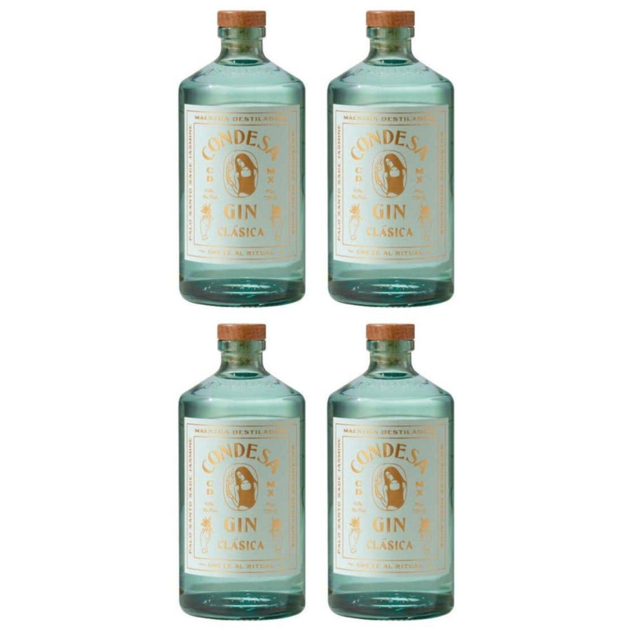 Pack de 4 Ginebra Condesa Clasica 750 ml