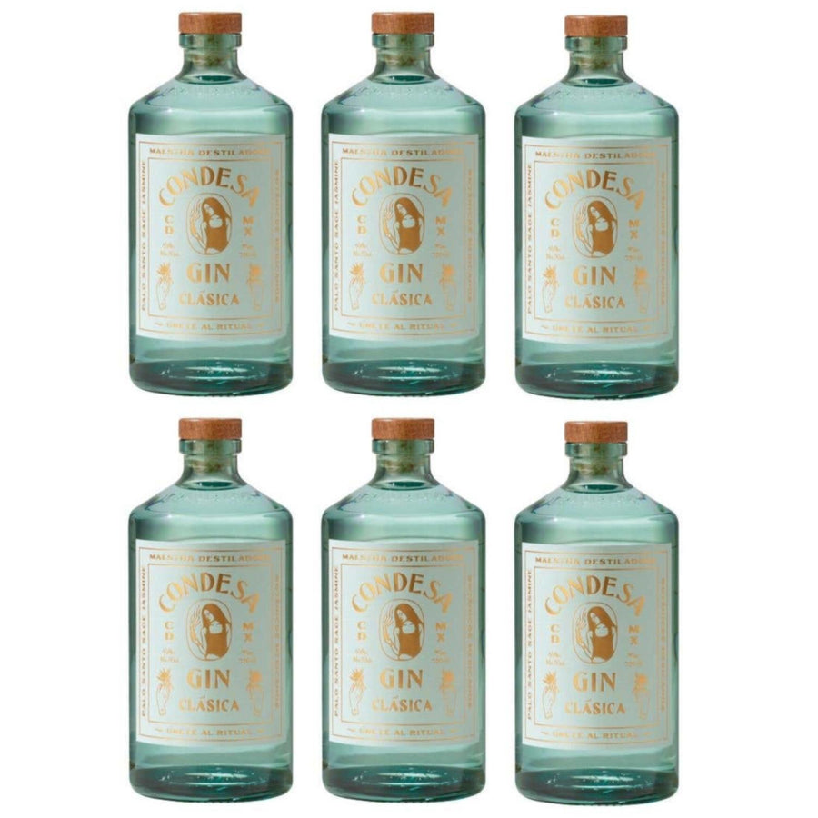 Pack de 6 Ginebra Condesa Clasica 750 ml