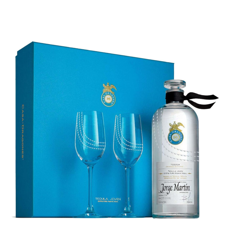Tequila Casa Dragones Joven +2 Copas Personalizada 750 ml