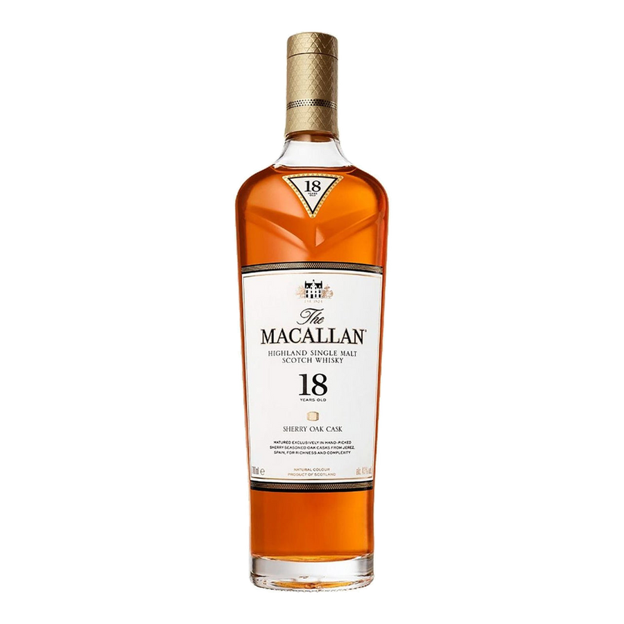 Whisky The Macallan Single Malt 18 Años Sherry Oak 700 ml
