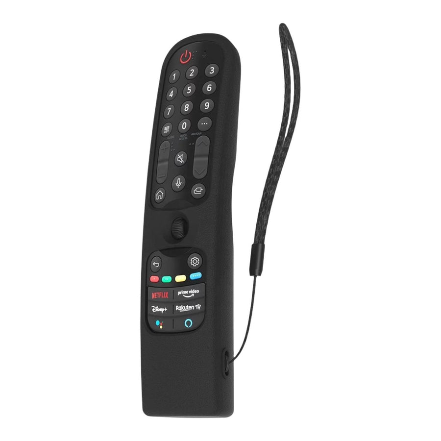 Funda de silicon Para Control Lg Magic Mr21ga Mr22ga Negro