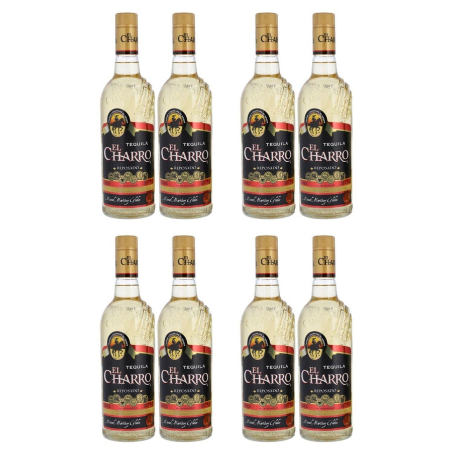 Pack de 4 Tequila El Charro Reposado Dos Botellas 750 ml