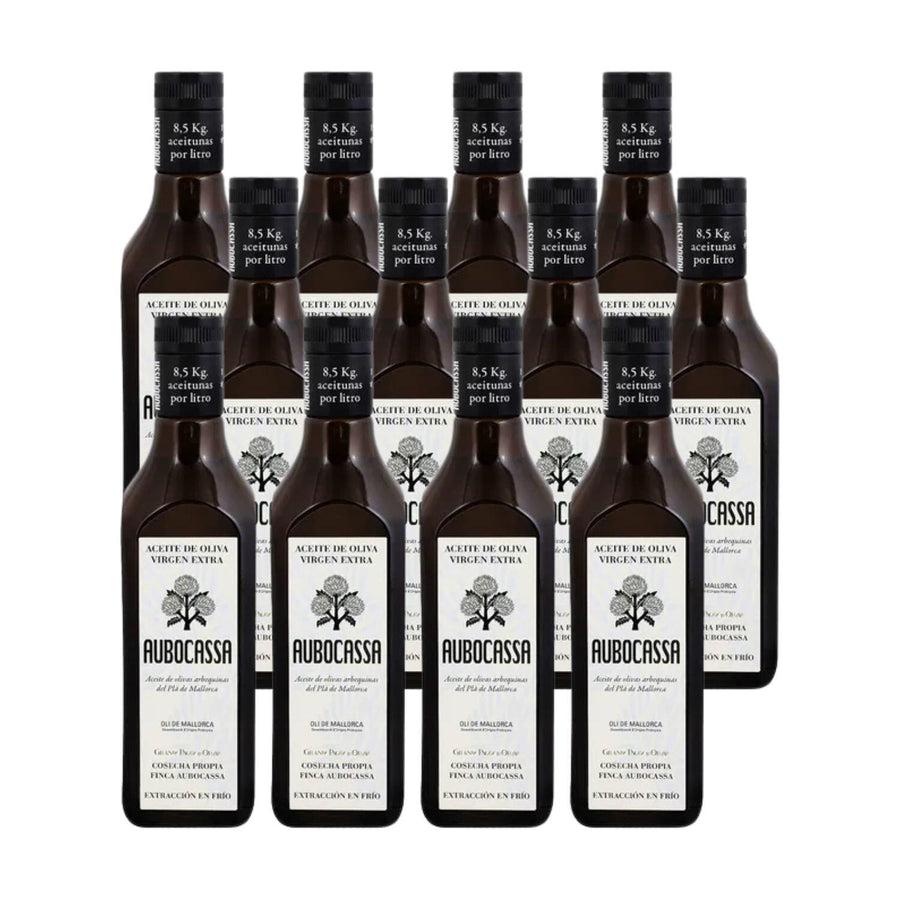 Pack de 12 Aceite de Oliva Aubocassa Extra Vírgen 500 ml