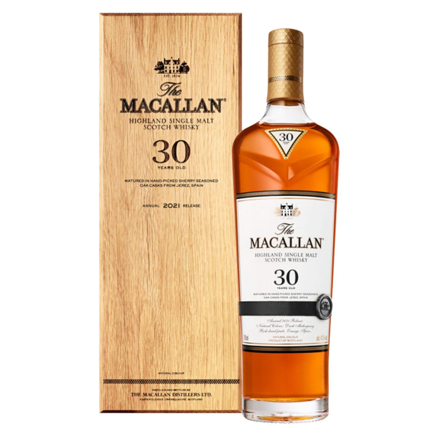 Pack de 2 Whisky The Macallan Sherry Oak 30 años 700 ml