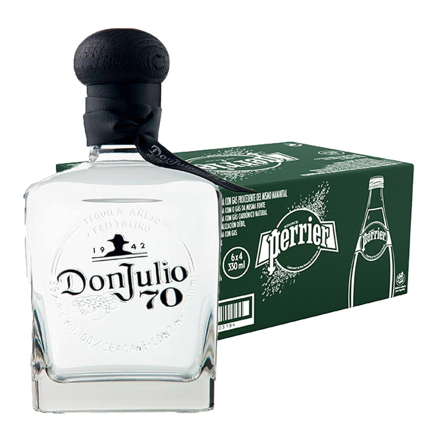 Pack 24 Agua Perrier 330 ml + Tequila Don Julio Añejo 700 ml