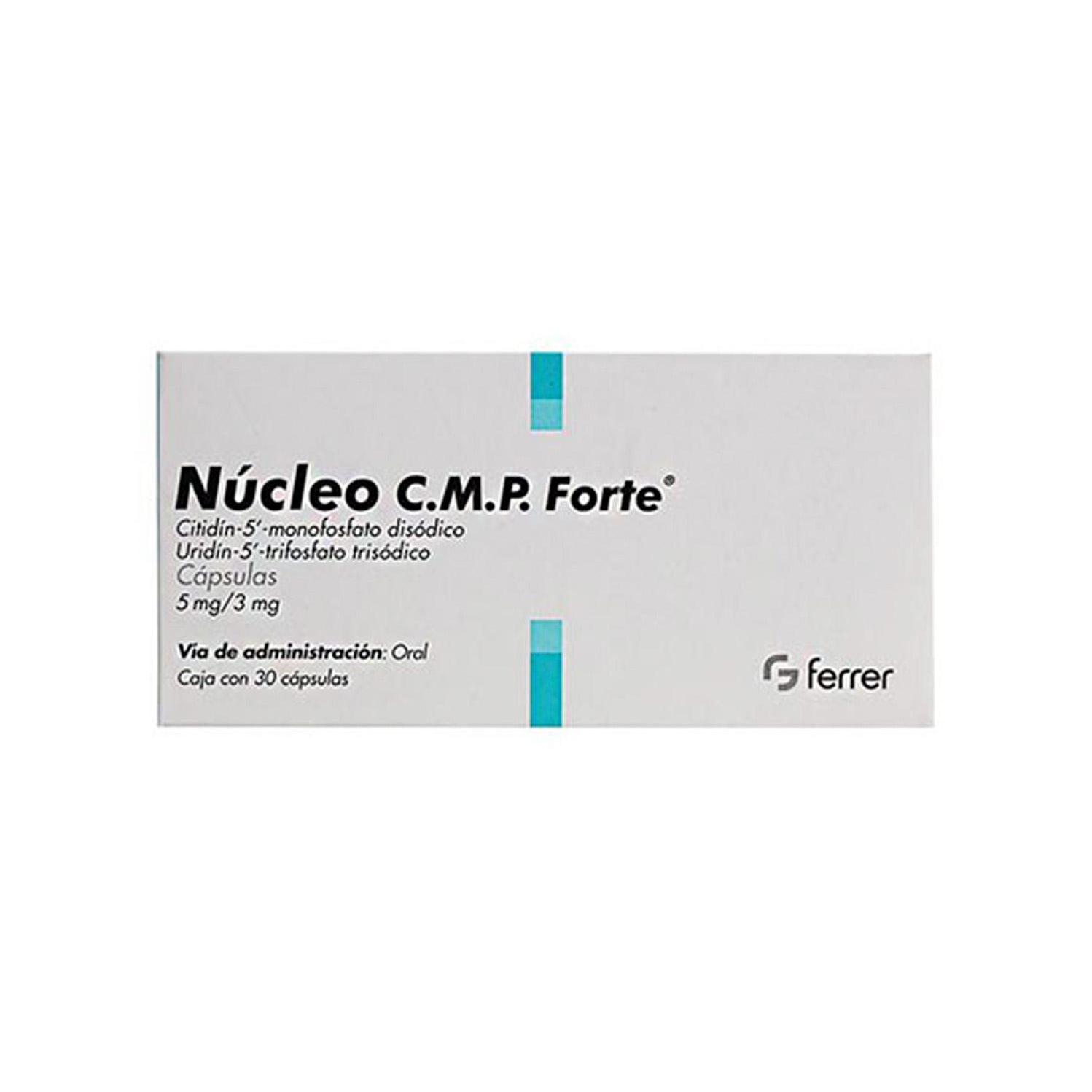 Núcleo CMP Forte Ferrer 5mg/3mg 60 tabletas — Mutio Store