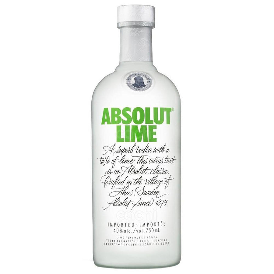 Paquete de 3 Vodka Absolut Lime 750 ml