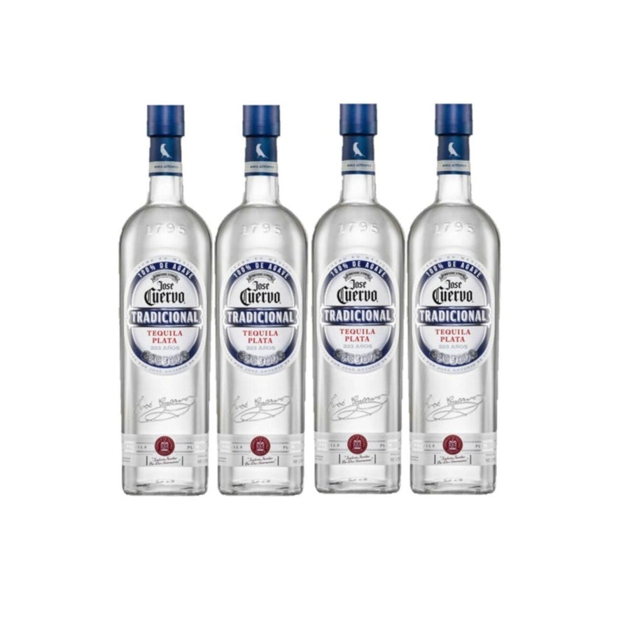 Pack de 4 Tequila Jose Cuervo Tradicional Plata 950 ml