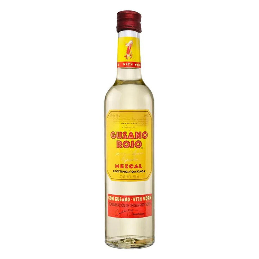 Pack de 6 Mezcal Gusano Rojo 500 ml