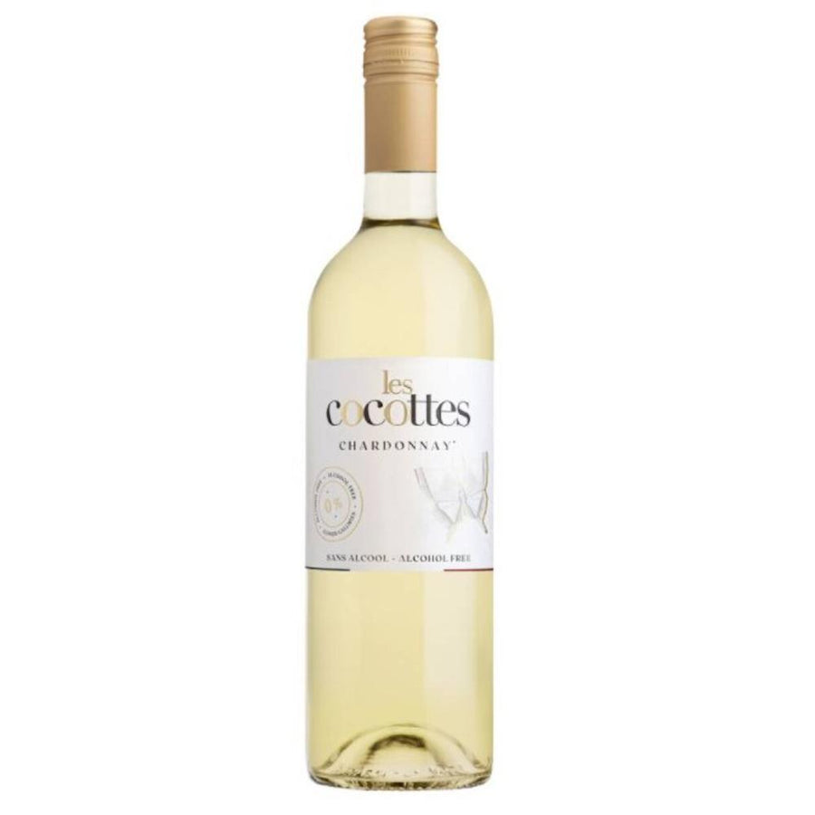 Pack de 4 Vino Blanco Les Cocottes Chardonnay S/Alcohol 750 ml