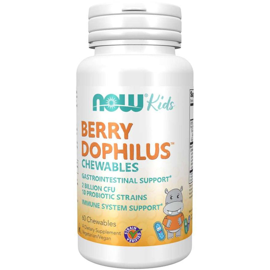 Vitaminas para niños Now kids Berrydophilus 60 gomitas