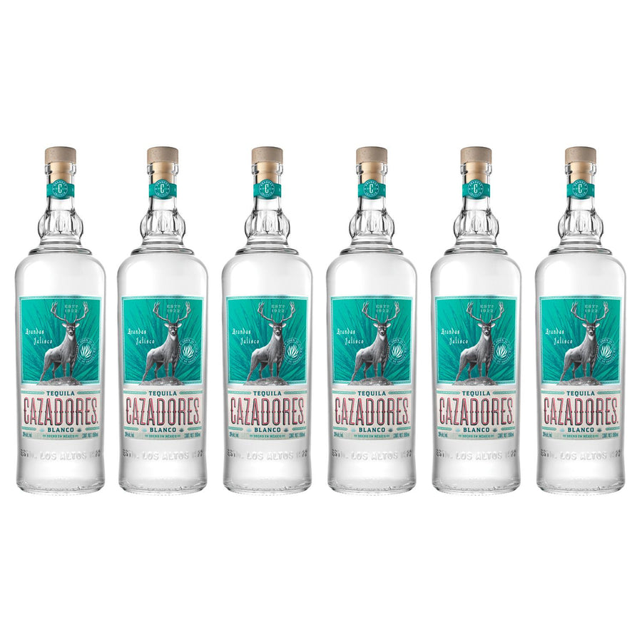 Pack de 6 Tequila Cazadores Blanco de 950 ml