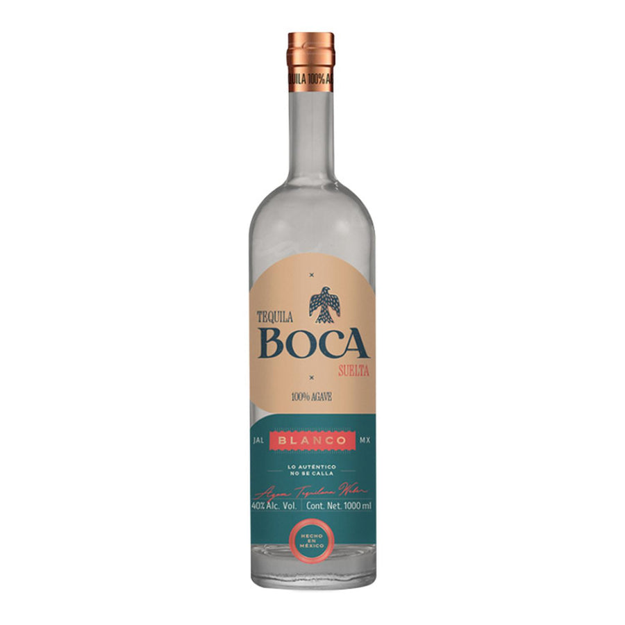 Pack de 12 Tequila Boca Suelta Blanco 1 L