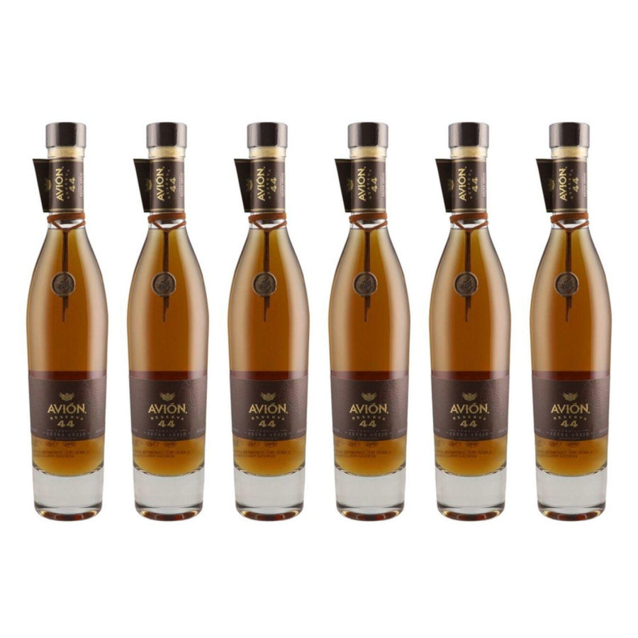 Pack de 6 Tequila Avion Reserva 44 Extra Añejo 100% 750 ml