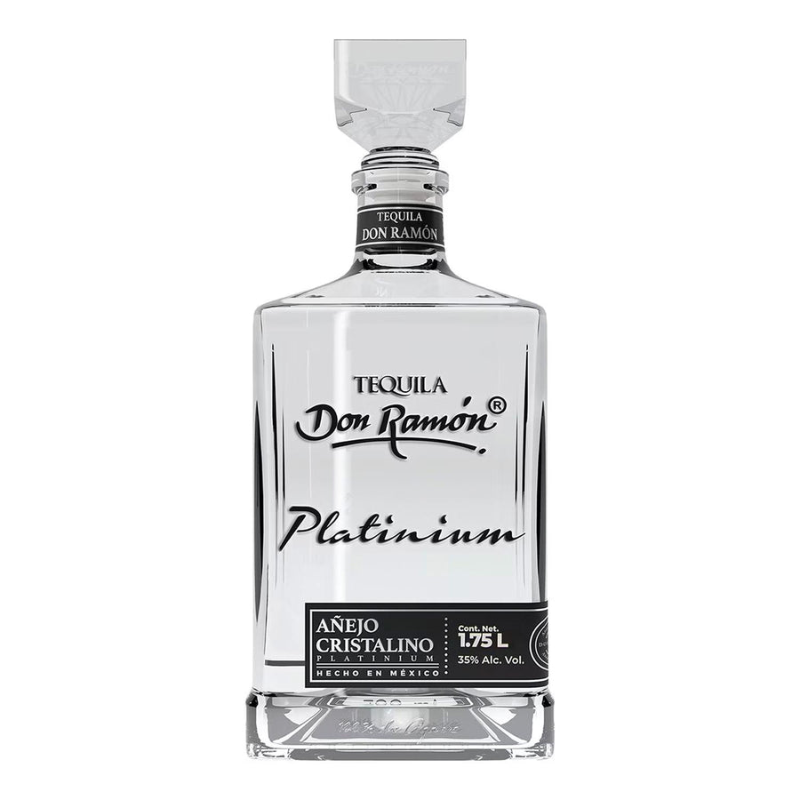 Paquete de 3 Tequila Don Ramón Platinium Añejo Cristalino 1.75 L